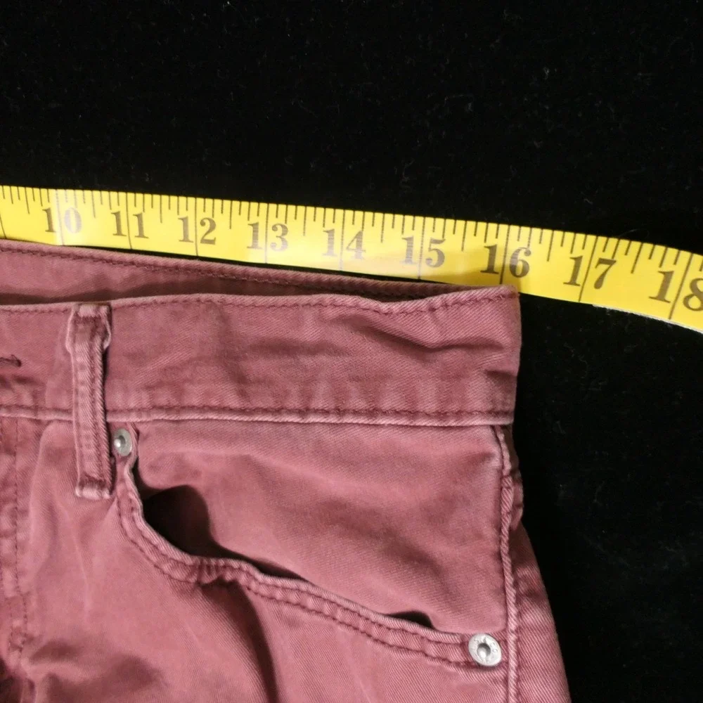 Levis Mens 514 Jeans 32x30 Red Faded Americana Gorpcore Streetwear Straight Leg